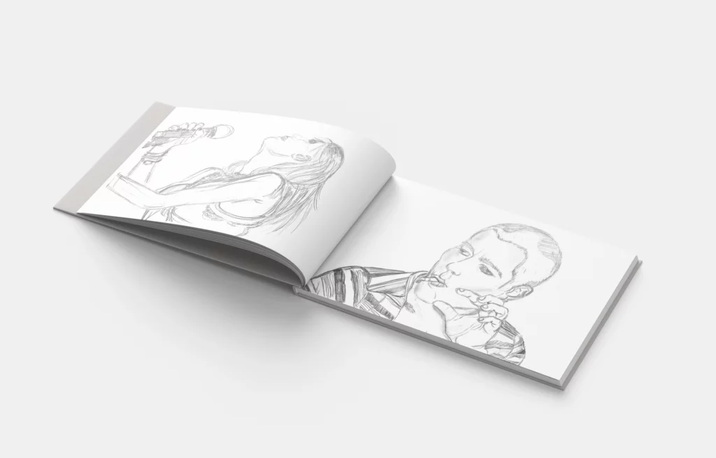 Carnet d'illustrations (portraits)